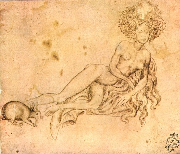 L’allégorie de la luxure de Pisanello (vers 1426) est incarnée par une femme...
https://commons.wikimedia.org/wiki/File:Pisanello,_disegni,_albertina_24018_r.jpg?uselang=fr