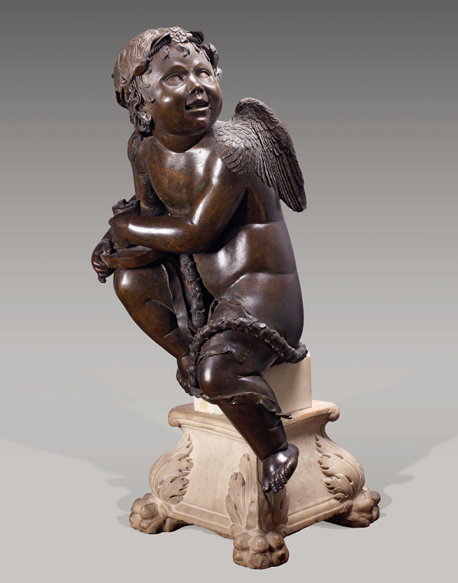 Donatello, Spiritello (putto ailé), Florence, v. 1434-1439, bronze, 65,5 x 34 x 21 cm ©Paris, musée Jacquemart-André.